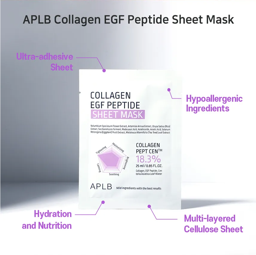 APLB - Collagen EGF Peptide Sheet Mask