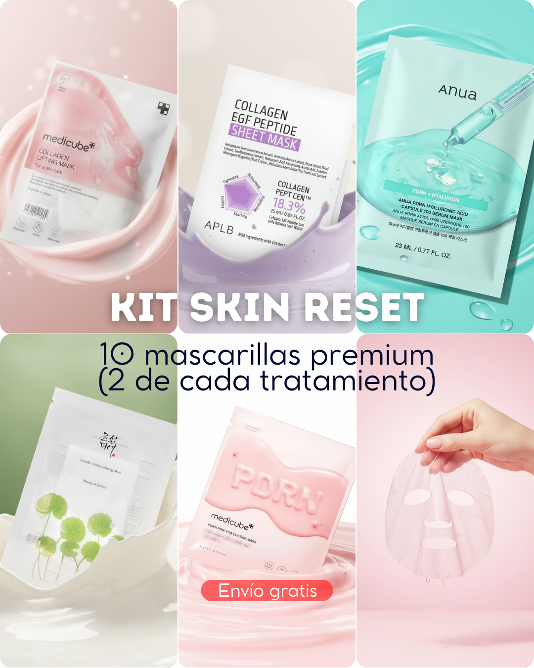 Kit Skin Reset - 10 Unidades