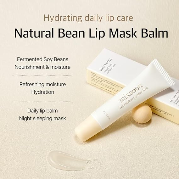 Mixsoon Natural Bean Lip Mask Balm