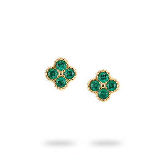 FREDA Arete Clover Esmeralda - Imagen Publicitaria