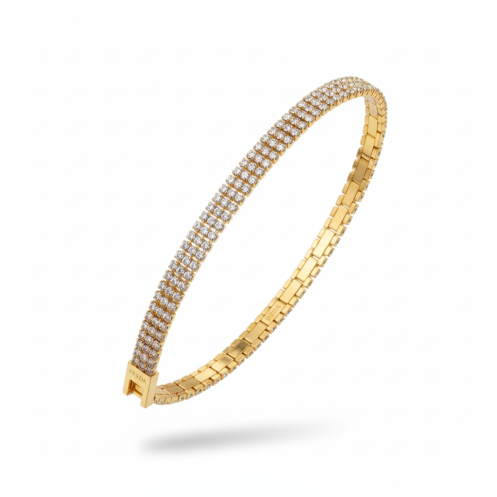 FREDA Tennis Bracelet - Imagen Publicitaria Corregida